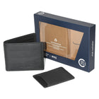 Club Rochelier - Portefeuille Billfold pour hommes avec porte-cartes amovible - Combo noir-1 Compartiment billets
