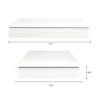 Nexera - Lit plateforme double Valere , Blanc-7