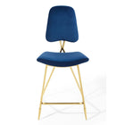 Modway - Ponder Performance Velvet Tabouret de comptoir - Marine-7