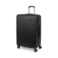 Bugatti - Bordeaux valise rigide à roulettes pivotantes – 30 po – Noire-Fabriqué en ABS/PC