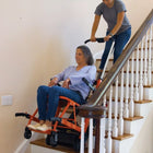 Mobile StairLift - Helix - Fauteuil roulant d’escalier portable - couleurs assorties-Fonctionnement motorisé silencieux minimisant les nuisances à la maison et en établissement