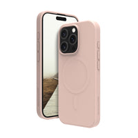 Dbramante1928 - Greenland Pro MagSafe pour iPhone 16 Pro - Sable Rose-Etui de protection contre les chocs fabriqué à partir de matériaux plastiques 100 % recyclés, compatible MagSafe