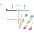 AT-A-GLANCE - Agenda hebdomadaire/mensuel bande joyeuse Emily Ley Simplified 2026 - 11 po H x 8 3/8 po l - multicoloure - bilingue-Comprend également les jours fériés, 1 page de notes, 2 calendriers de référence et 2 pages de planification future