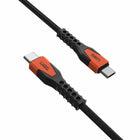 UAG - Câble Charge/Sync Robuste Kevlar USB-C USB-C 5p, Noir/Orange-5 pieds. (1,5 m) Longueur