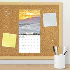 DateWorks - 2026 Mini Calendrier Mural 16 Mois - 7 po x 7 po - Couchers de Soleil - Anglais -Comprend des pages mensuelles de janvier à décembre 2026, ainsi que les 4 derniers mois de 2025