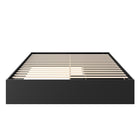 Nexera - Lit de rangement à deux tiroirs Queen Hunter, Noir-Assemblage et livraison sans souci : Assemblage sans tracas, livraison à votre porte pour une mise à niveau pratique de votre chambre à coucher