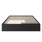 Nexera - Lit de rangement à deux tiroirs Queen Hunter, Noir-Assemblage et livraison sans souci : Assemblage sans tracas, livraison à votre porte pour une mise à niveau pratique de votre chambre à coucher
