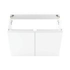 Modway - Bryn Support mural de 36" Vanité de salle de bain (lavabo non inclus) - Blanc-7