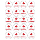 Staples - Étiquettes rondes "Fait au Canada" - 2 po de Diamètre - 100 étiquettes-20 étiquettes par feuille