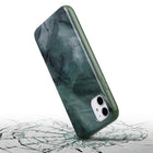 General Supply Goods + Co - Étui Protecteur pour iPhone 11 XR Hybride - Vert Jade Marbré-Protection globale