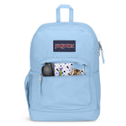 JanSport - Sac À Dos Cross Town Plus - Bleu Crépuscule-Bretelles emblématiques à coupe droite et rembourrées