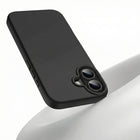 LBT - Iphone 16 - Gel Grip Silicone Étui - Noir-Fabriqué en polyuréthane thermoplastique (TPU) de haute qualité, résistant aux égratignures et à l’usure quotidienne