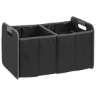 Merangue - Boîte de rangement à compartiment deux - Noir-Boîte de rangement pour ranger des chemises de classement, des documents et d'autres essentiels
