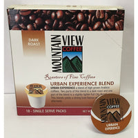 Mountain View - Café équitable moulu Urban Experience, capsules compatibles avec systèmes Keurig - paquet de 216-Café équitable et biologique pour les cafetières Keurig