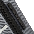 Air Canada - Bagage de soute rigide Laurentian de 24 po - roulettes pivotantes à 360 degrés - anthracite-Les dimensions avec les roues sont de 42,5 cm L x 27 cm L x 66,5 cm H