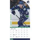 DateWorks - 2026 Calendrier Mural 16 Mois - 12 po x 12 po - Vancouver Canucks Superstars - Bilingue -Septembre 2025 - Décembre 2026