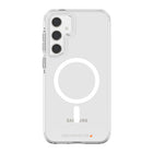AXS - Crystal Shield Étui D3O MagSafe compatible pour Samsung Galaxy S23 FE - Transparent-Protection anti-UV pour afficher clairement le design original de votre cellulaire