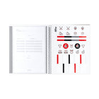 Hilroy - Cahier Hockey Canada à une feuille – 10 ½ po H x 8 ⅝ po l – Noir-Page de planification (horaire) 