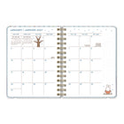 Orange Circle Studio - 2027 Agenda souple et compact de luxe - Miffy A Year in Color -  5.7" x 7.6" - Couleur assortie - Bilingue-Affiche la référence du mois précédent et du mois suivant.