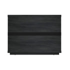 Manhattan Comfort - Ensemble de 2 tables de chevet modernes Evelyn 32" à 1 tiroir - gris charbon-Assemblage à domicile requis Tout le matériel inclus