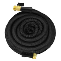 Xhose - Tuyau d'arrosage extensible Pro 100'-Tuyau extensible: s’étend jusqu’à 3x avec la pression de l’eau puis se rétracte quand l’eau s’arrête pour un rangement compact et facile