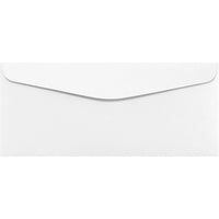 Jam Paper - Enveloppes commerciales n° 9, 3 7/8 po H x 8 7/8 po l, Blanches, Paquet de 100-Couleur : Blanc