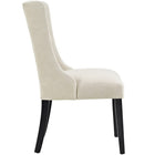 Modway - Baronet Bouton touffé Tissu Chaise à manger - Beige-Rembourrage en mousse dense