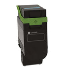 Ecotone Lexmark 75M10C0 Cartouche de toner remanufacturée - Rendement standard - Cyan-Produit des couleurs éclatantes et uniformes pour des documents professionnels