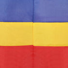 HOMCOM - Soldat Casse-Noisette gonflable colouré de 8ft avec sceptre LED extérieur - Rouge - Bleu-Couleurs principales : rouge, bleu 