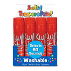 Kwik Stix - TPG6002012 Bâtons de peinture à la tempera solide - paquet de couleur unique - rouge - 12 par boîte - 12 boîtes.-12 bâtons de peinture Kwik Stix rouges par paquet, vendus en lot de 12 paquets, pour un total de 144 Kwik Stix.