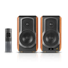 Edifier - S1000W Bibliothèque d'enceinte active audiophile WiFi 2.0 avec connexion à plusieurs entrées - Brun-Groupez deux haut-parleurs ou plus pour créer une expérience audio multi-pièces fluide, remplissez toute votre maison de musique ou profitez d'un son stéréo avec une seule paire