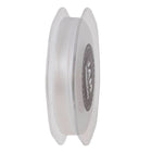 JAM Paper - Ruban de satin double face - 3/8" de large x 25 m - Blanc-C'est le ruban parfait pour ajouter une touche colourée aux emballages cadeaux, aux projets de bricolage, aux arts et à l'artisanat et bien plus encore !