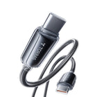 Torras - Câble de charge rapide USB-C Iceflow 60 W - 79 po - Noir-Longueur: 2 m / 6,5 pi
