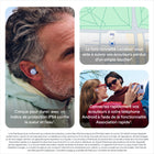 Google - Pixel Buds 2a - Écouteurs sans fil avec suppression active du bruit - Vert lichen-Gemini en mode mains libres - Parlez à Gemini en mode mains libres - Obtenez de l'aide sans sortir votre téléphone. Votre assistant vocal Gemini peut trouver des informations dans vos courriels récents, vous donner des indications pour vous rendre à pied à un endroit ou vous aider à trouver des idées en temps réel. Il vous suffit de commencer à parler