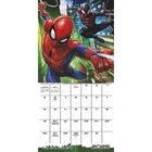 DateWorks - Calendrier Mural 16 Mois Spiderman de 2025 - 12 po x 12 po - Bilingue-Divertissement