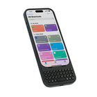 Clicks - Étui clavier pour iPhone 16 Pro Max – Onyx-Passez à l’action en accédant aux raccourcis iOS et à la saisie vocale en appuyant sur un bouton