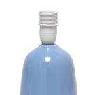 Simple Designs - Petite lampe de table ronde - bleu ciel avec abat-jour assorti-7
