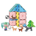 Magna-Tiles - Ensemble de construction magnétique Parc à chiots 27 pièces-Idéal à offrir en cadeau: C’est un excellent cadeau pour les enfants de 3 ans et plus qui aiment les animaux