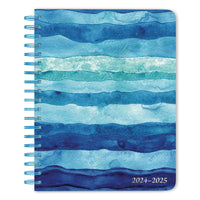 BrownTrout - 2024-2025 Plato Académique Courants Marins Hebdomadaire/Mensuel Planificateur de Bureau - 15.2 x 19.7 cm-Beaucoup d'Espace - Chaque jour prévoit beaucoup d'espace pour que vous puissiez y inscrire votre planning, vos notes et vos rendez-vous