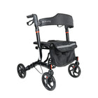 BIOS Living - Ambulateur Onyx 19 po -Le cadre à repliage croisé permet un pliage latéral et il peut se tenir debout indépendamment en position pliée