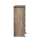 Prepac – Commode Salt Spring à 5 tiroirs, gris délavé (DDC-3345)-Dimensions (assemblé, po) : 31,5 lar. x 45,25 haut. x 16 prof.