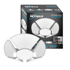 Bell + Howell - Plafonnier Burst à six panneaux 144 ampoules LED - 3000 lumens-L’ampoule hexagonale est une bonne lumière vive qui est livrée avec 144 ampoules LED à haute intensité qui éclairent votre lieu de sombre à ultra lumineux par rapport aux ampoules ordinaires. Les ampoules hexagonales conviennent aux bureaux, aux garages et aux ateliers