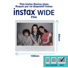 Fujifilm - Imprimante pour smartphone Instax Link Wide - blanc-Fonction d'impression multiple permettant de faire plusieurs copies
