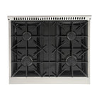 Kucht - 30 po Série KNG Cuisinière Pro Style au gaz propane - Acier inoxydable/Rouge-Comparable aux cuisines professionnelles, cette cuisinière est équipée d’un four à convection de 22 000 BTU et d’un gril de 10 000 BTU