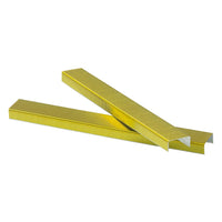 JAM Paper - Agrafes colourées - format standard - jaune vif - Paquet de 5000-Couleur : Jaune | Les agrafes universelles sont emballées en bande complète