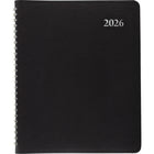 Staples - Agenda mensuel 2026 - 8 3/4 po H x 6 7/8 po l - noir - bilingue-14 mois : décembre 2025 à janvier 2027