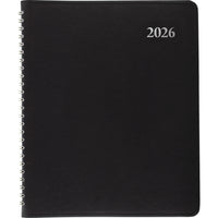 Staples - Agenda mensuel 2026 - 8 3/4 po H x 6 7/8 po l - noir - bilingue-14 mois : décembre 2025 à janvier 2027