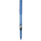Pilot – Stylos à bille roulante Hi-Tecpoint V5 – 0.5mm - Bleu – Paquet de 12  -Couleurs vives et uniformes