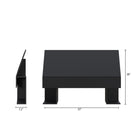 Nexera - Tête de lit double, Noir-5