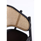 Manhattan Comfort - Versailles fauteuil d’appoint industry chic 23,62" - noir et cannage naturel-10
